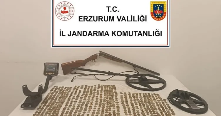 752X395 Erzurumda 615 Tarihi Sikke Yakalandi 1748268042841