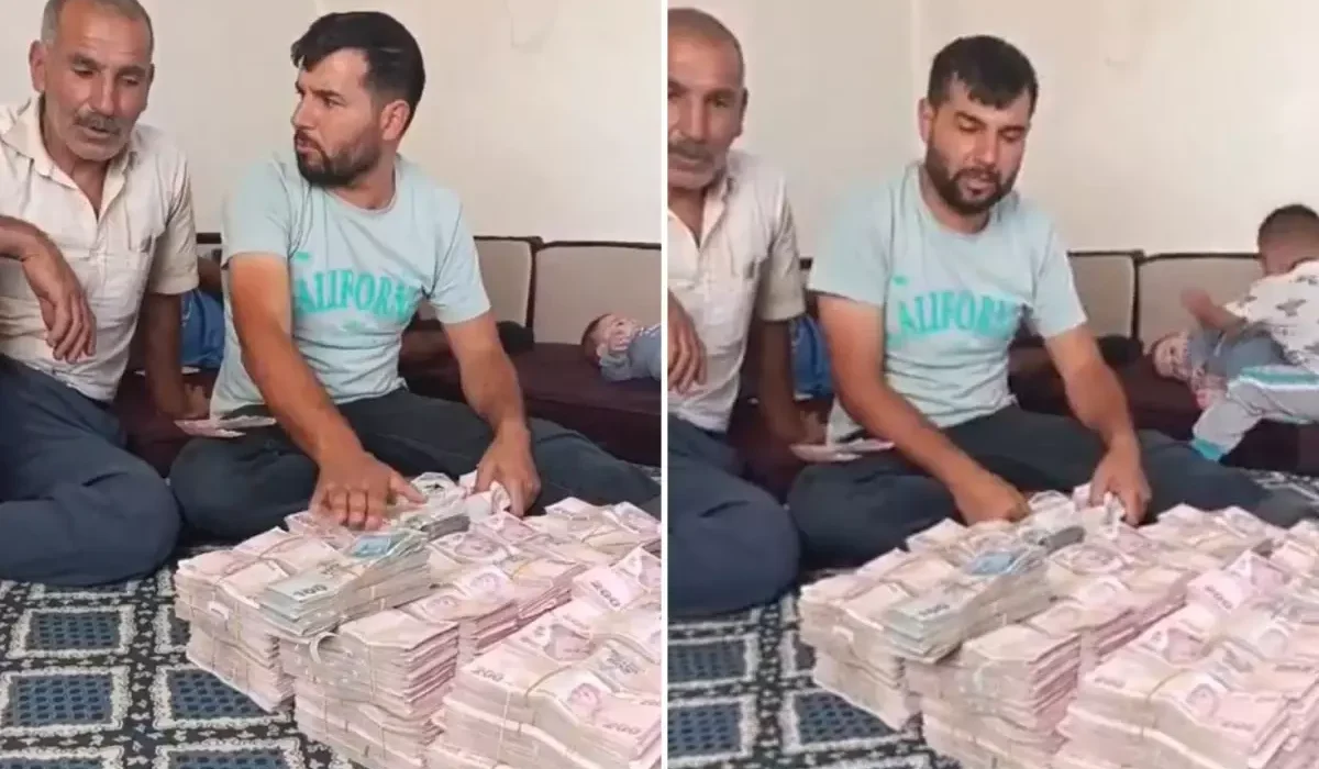 350 tane kurbanlık satan çiftçi, önüne deste deste para koyup isyan etti