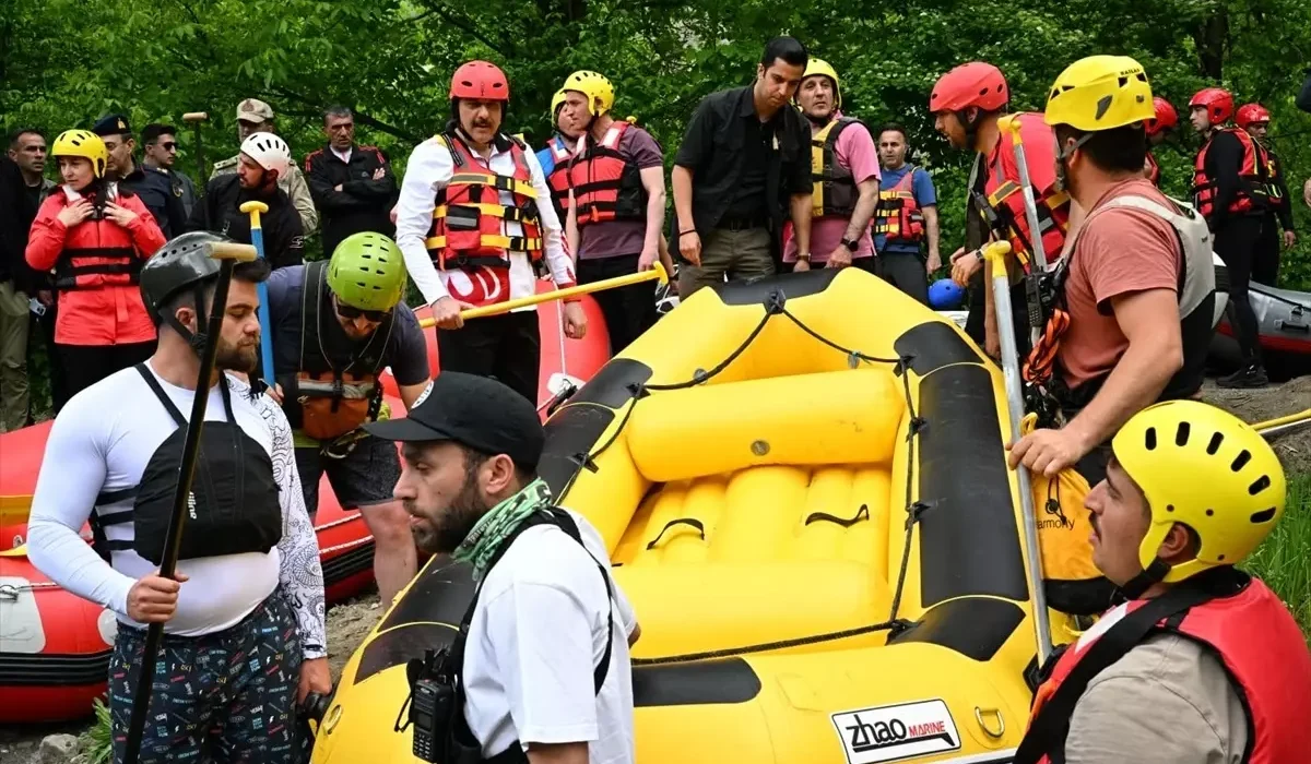 Erzurum’da Rafting Heyecanı Yaşandı