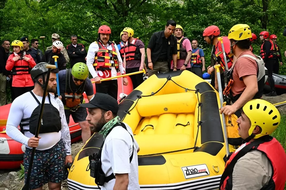 Erzurum’da Rafting Heyecanı Yaşandı