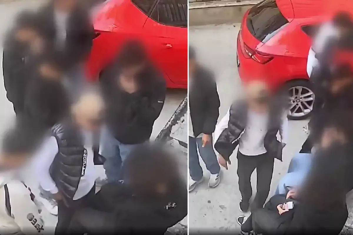 Çocuk yaştaki çete genç kızın kolyesini gasbetti