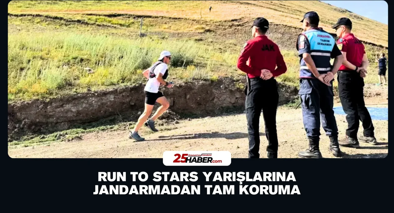 Run to Stars Yarışlarına Jandarmadan Tam Koruma