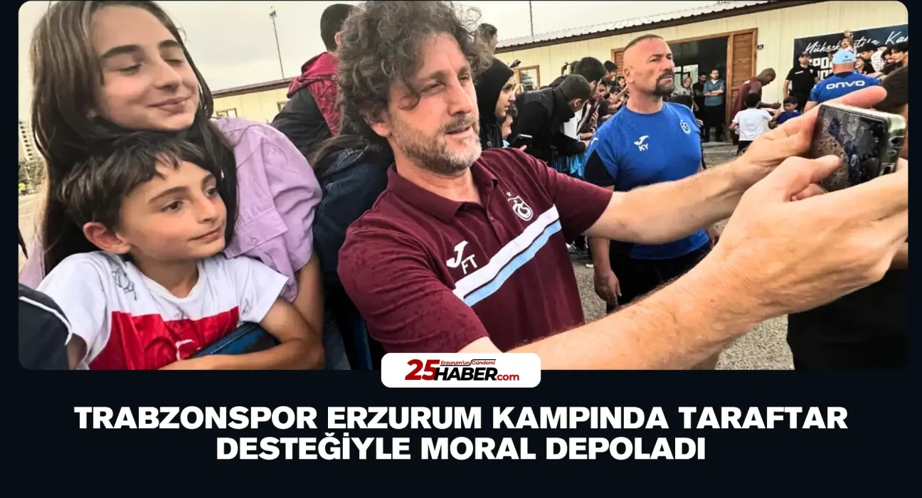 Trabzonspor Erzurum Kampında Taraftar Desteğiyle Moral Depoladı
