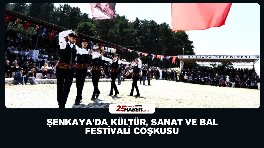 Şenkaya’da Kültür, Sanat ve Bal Festivali Coşkusu