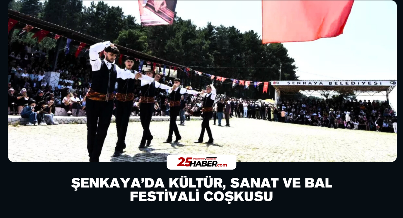 Şenkaya’da Kültür, Sanat ve Bal Festivali Coşkusu