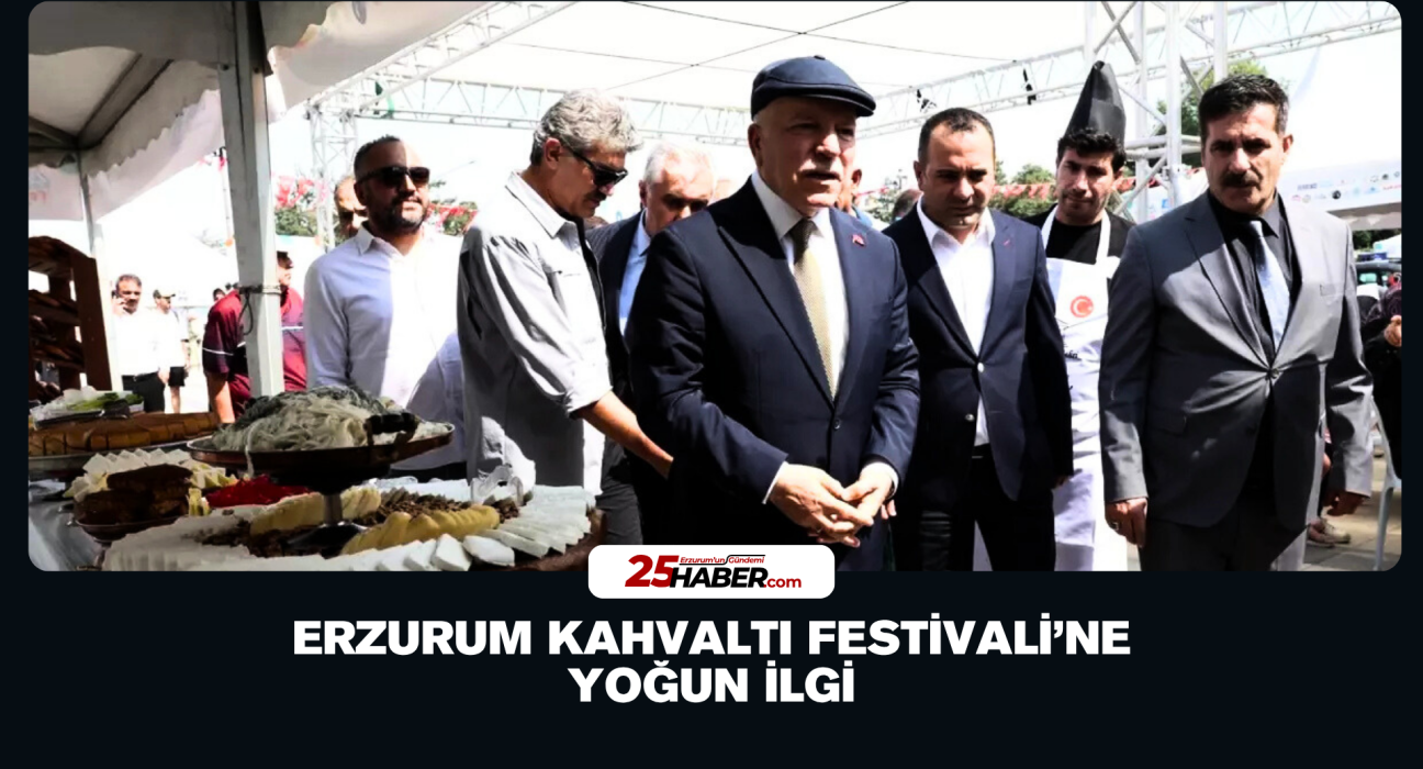Erzurum Kahvaltı Festivali’ne Yoğun İlgi